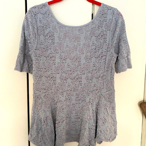 Free People Tops - Free People peplum lace top